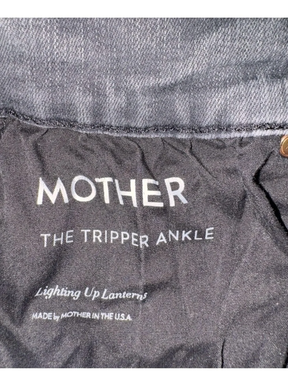 MOTHER Gray- The Tripper Ankle